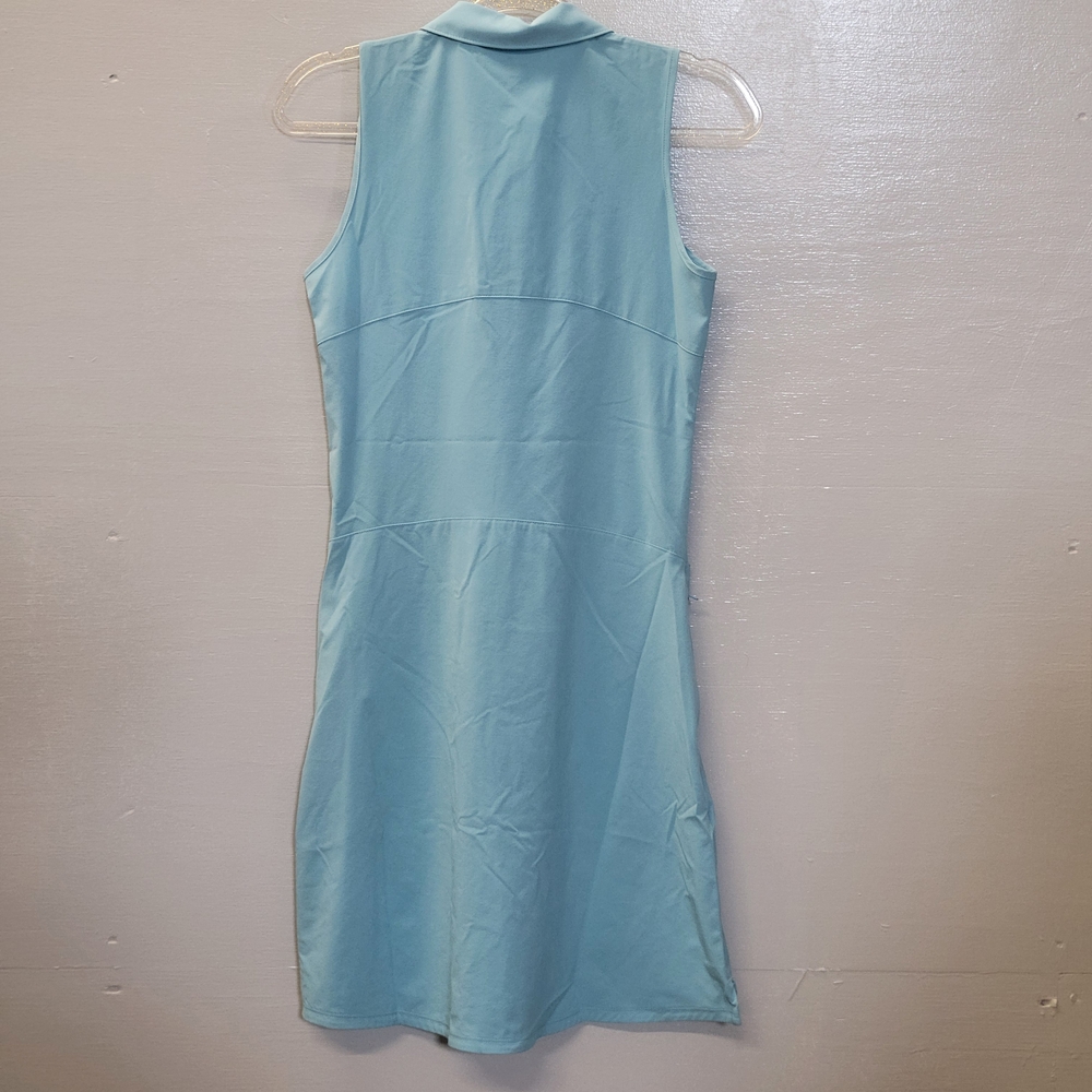 Puma Light Blue Zip-Up Golf Dress - Picture 2 of 3